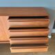 Vintage Scandinavian teak row by Bernhard Pedersen for Samcom, 1960s