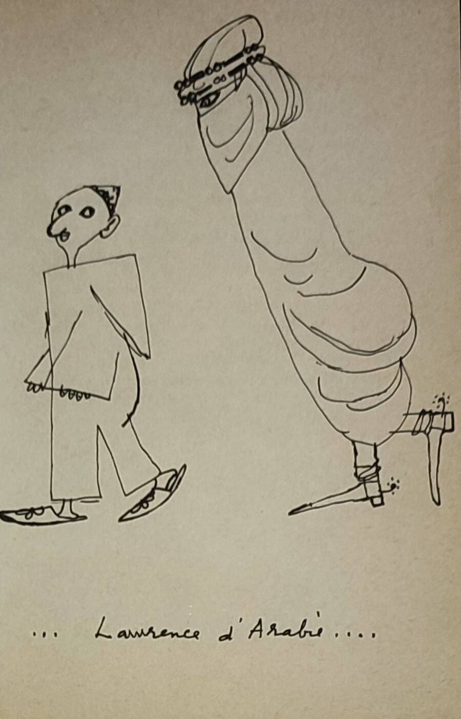 Daninos illustration from 1962 “laurence of arabia”