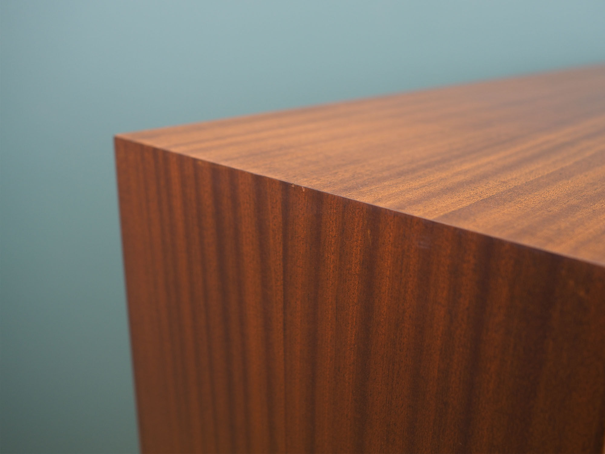 Mahogany bookcase, Danish design, 1970s, production: Omann Jun