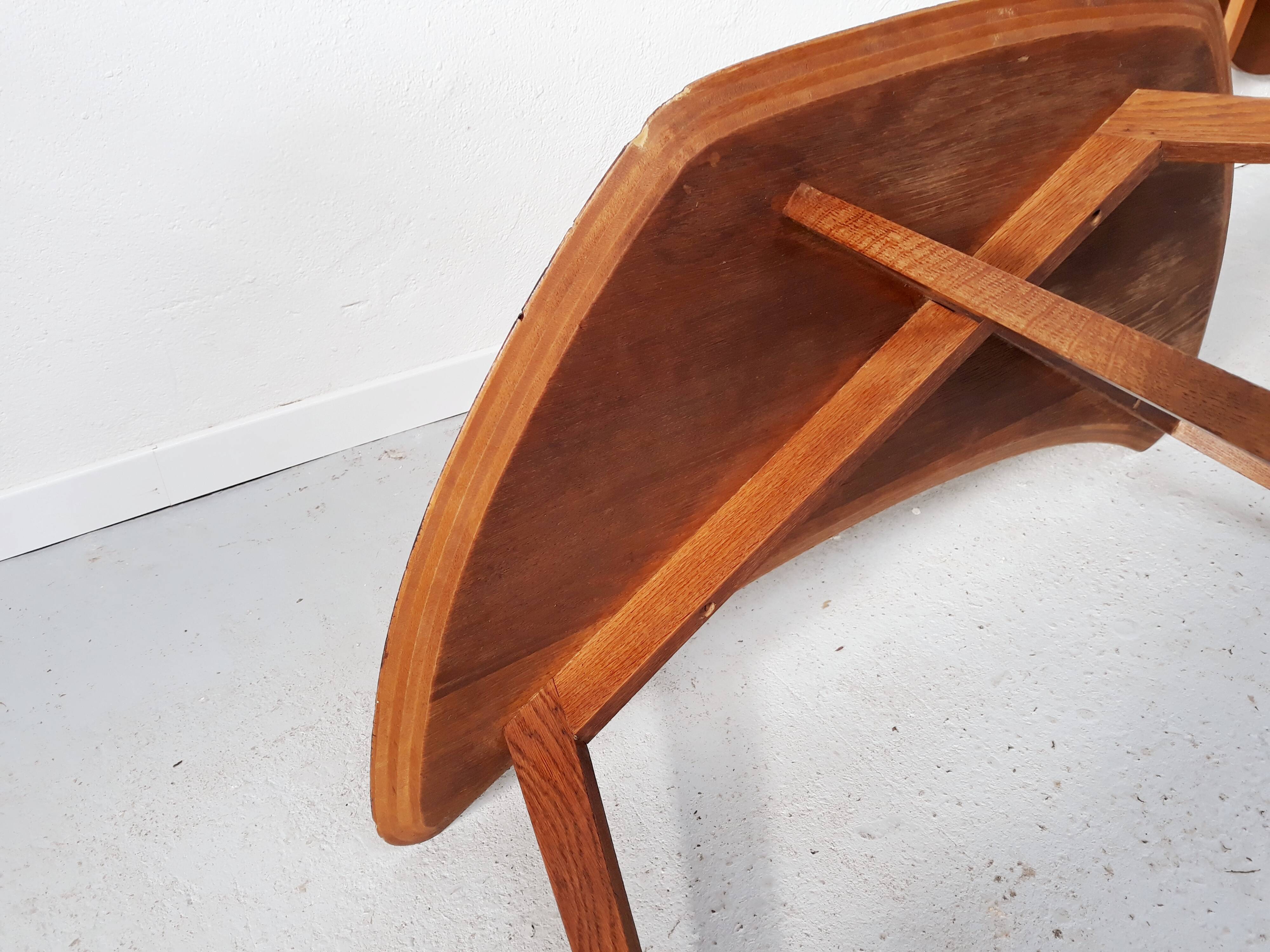 Table basse vintage haricot