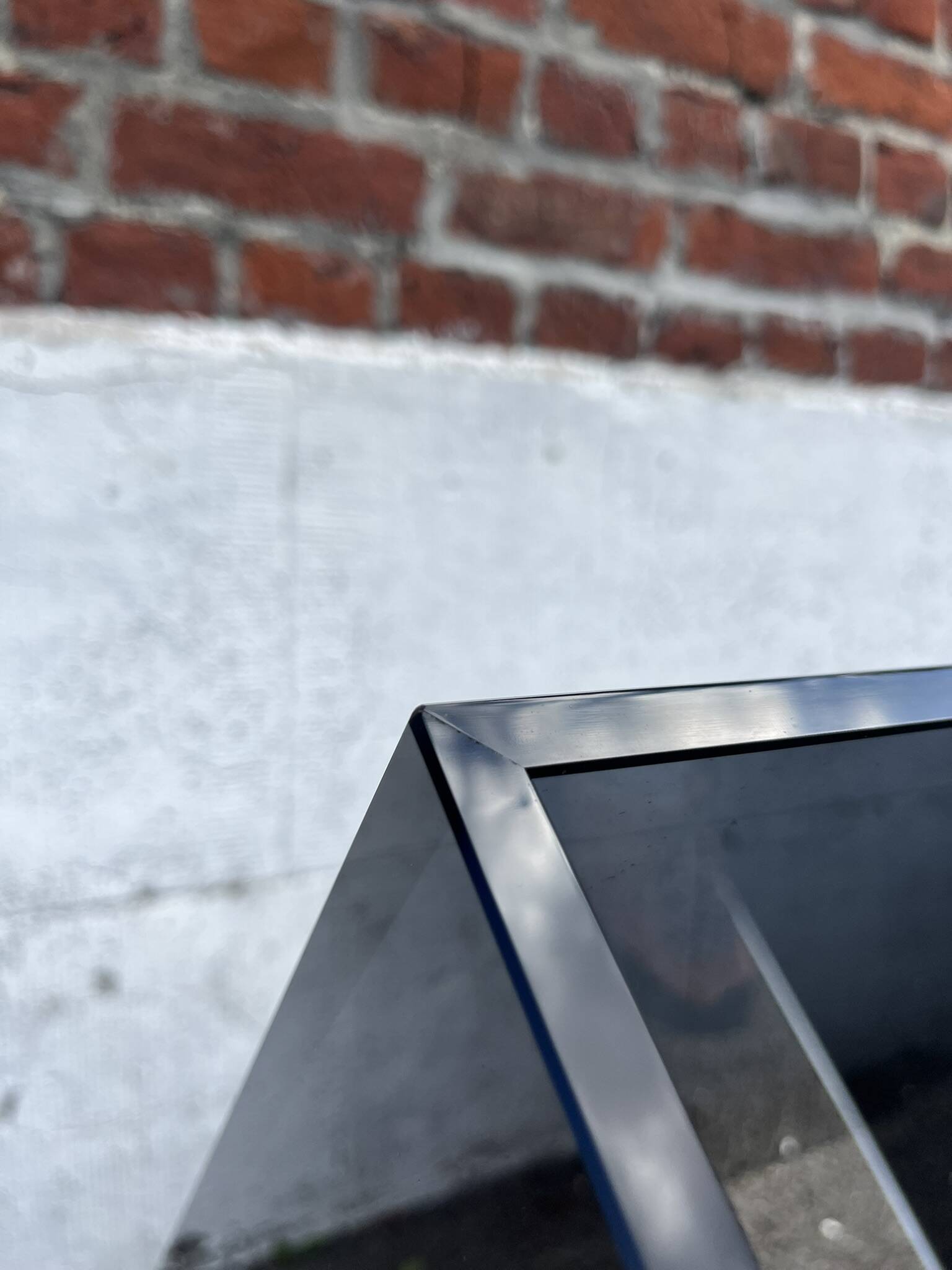 Table basse verre fumé, design Rolf Benz (Made in Germany)