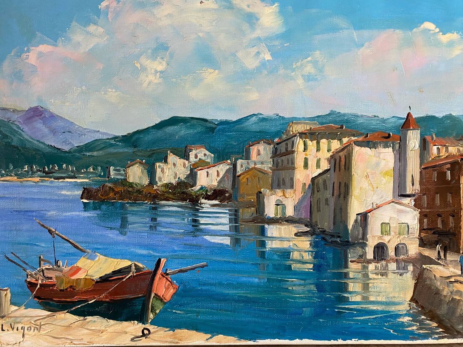 Landscape of Provence signed Louis Vignon