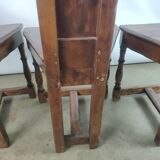 Renaissance moulded walnut chairs
