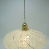 Speckled glass pendant light