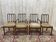 Paire de fauteuils et paire de chaises anglais