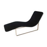 Chaise longue noire
