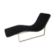 Chaise longue noire