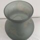 Large glass vase, Trait d'Union, gray-green tones, sandblasted vase decoration, elegant and chic