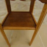 Small art deco style piece of furniture with one drawer and one shelf