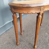 Banquette de piano 6 pieds cannee ancienne style louis xvi vintage