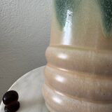 Art Deco flamed stoneware vase