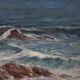 Léonie Humbert-Vignot, The Waves at Saint-Guénolé, circa 1920