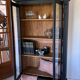 Black display cabinet