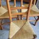 SET OF 6 DINING ROOM OR KITCHEN CHAIRS IN RESTAURANT STYLE IN WALNUT