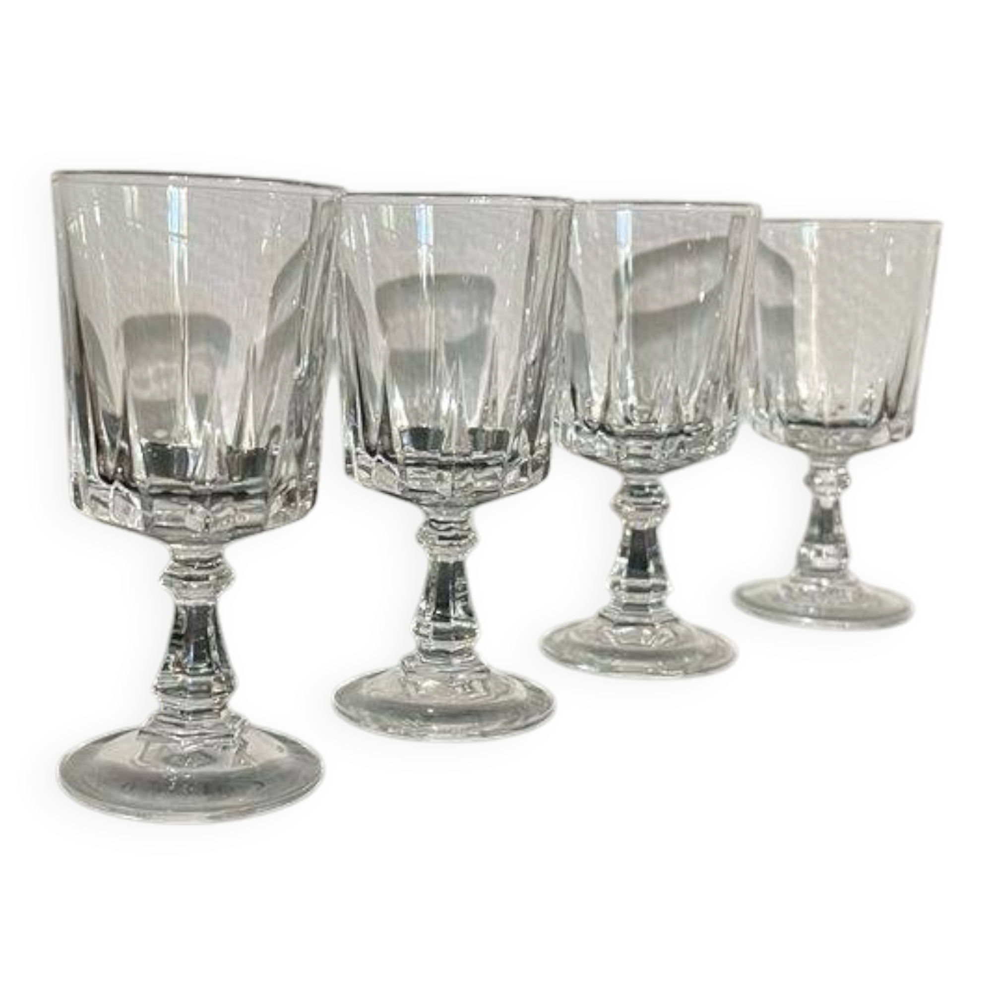 Crystal liqueur glasses