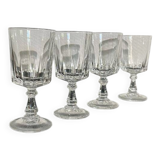 Crystal liqueur glasses