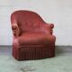 Fauteuil crapaud vintage