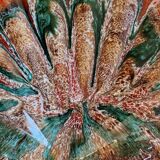 Large ceramic saint jacques shell cup 33x 30 cm - vintage-