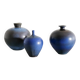 Ensemble de trois vases en céramique suédois du milieu du siècle par Berndt Friberg, années 1970.