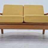 Midcentury 2 seater Teak Sofa by Juul Kristensen, Denmark, 1970s