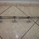 Old chrome coat rack