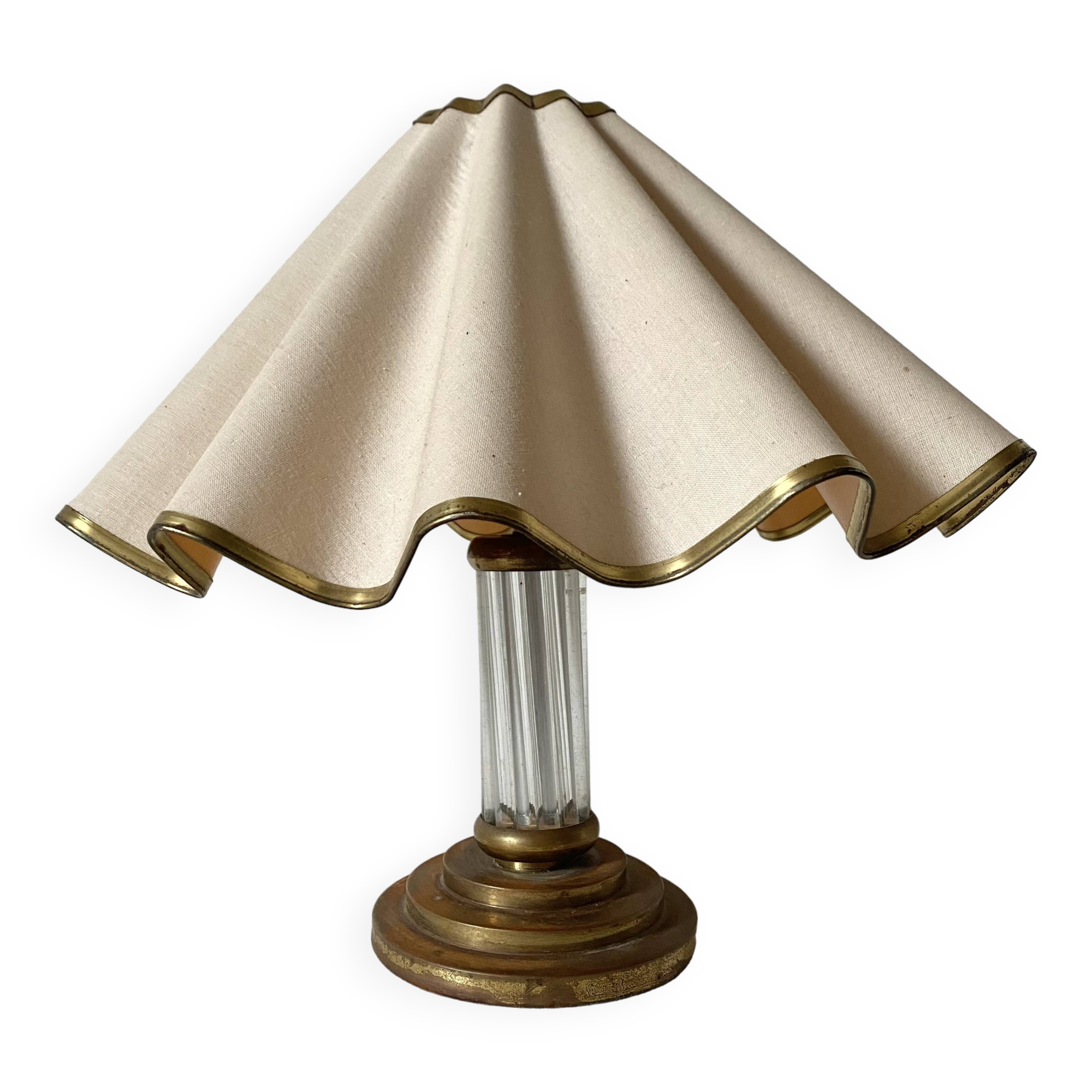 Art deco column lamp