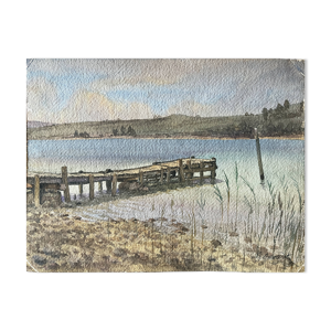Tableau, aquarelle G. - vers