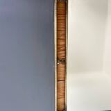 Metal triptych mirror from the 1950s