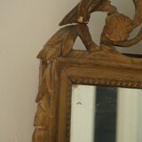 Miroir ancien fronton