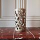 Umbrella holder or vintage vase for dried flowers in sandstone
