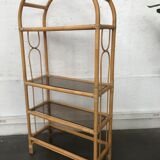 Rattan bookcase