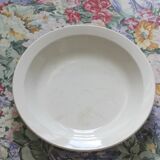 Gien white ironstone deep salad bowl