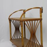 Rattan shelf