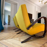 Paire de fauteuils H269 Halabala restaurés
