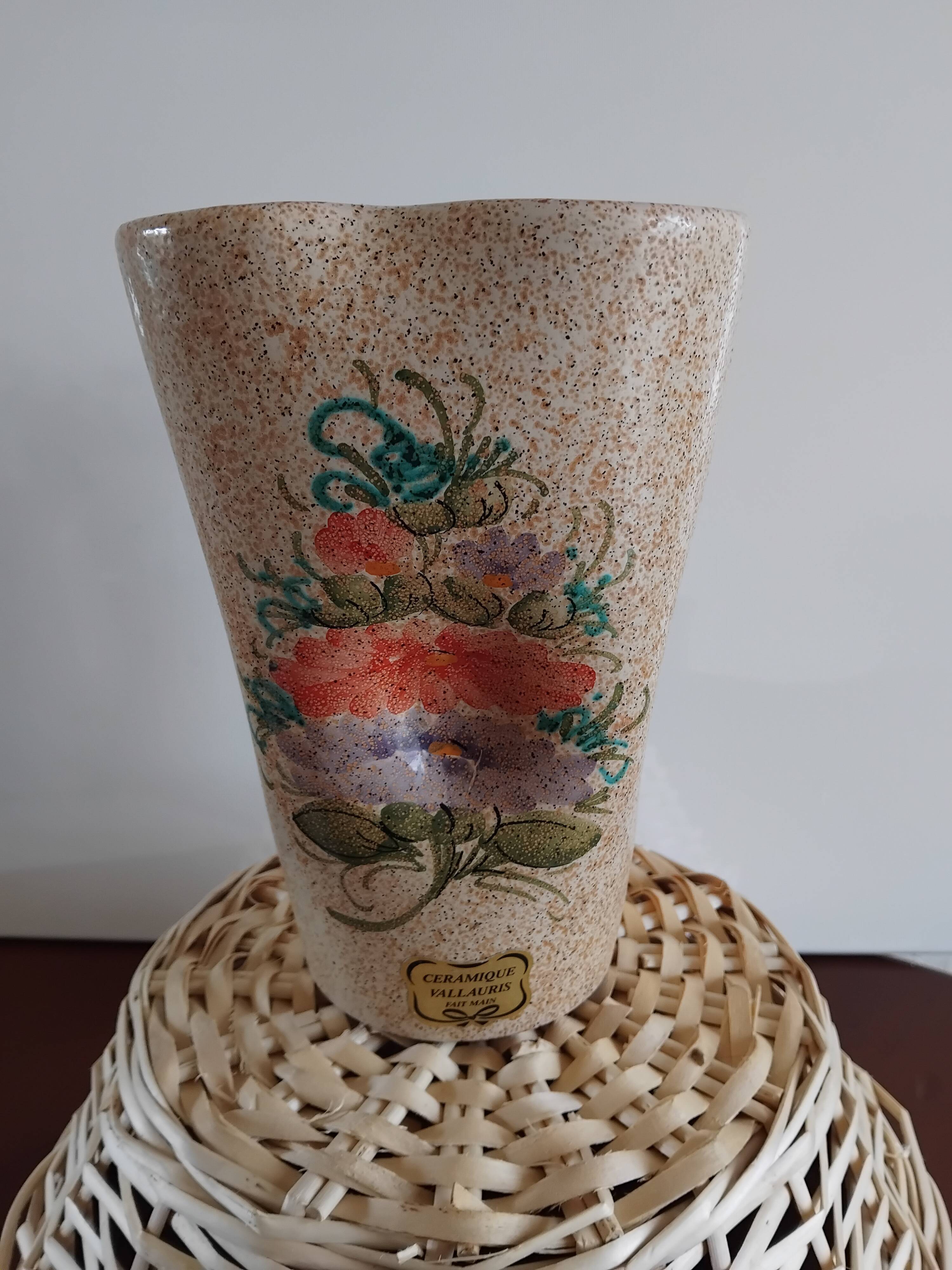 Provençal vase from Vallauris