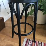 High wooden and canning stool