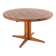 Table à manger extensible ronde 'Arden' 2x - teck - style mid-century moderne