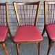 (Lot) 4 Chaises Bistrot Baumann