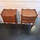 Pair of Louis XV style cherrywood bedside tables