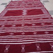 Carpet wool handmade great Bordeaux size250x134cm