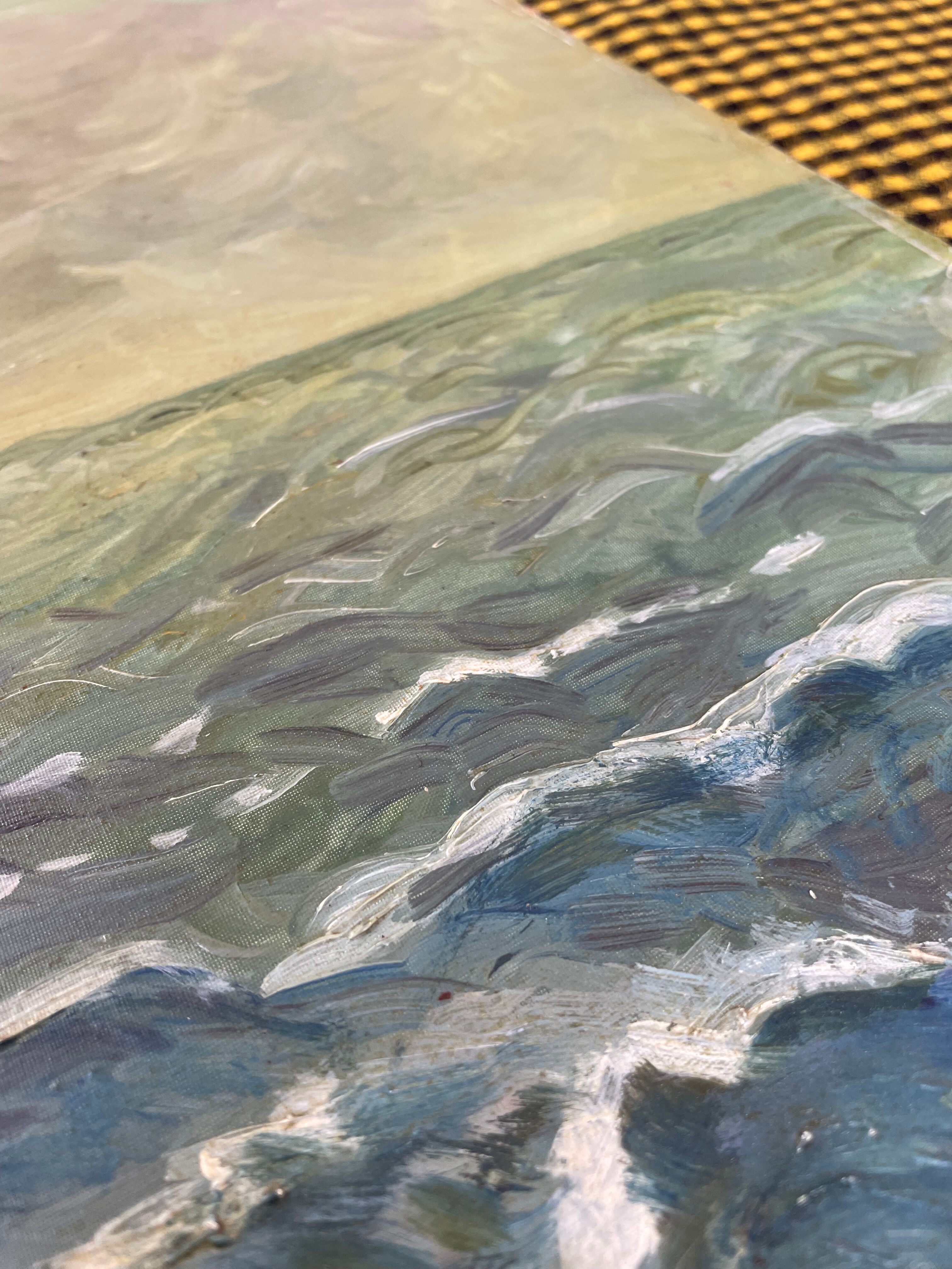 Sea oil paint 46 x 54 cm