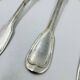 Lot of 6 Silver-Plated Metal Soup Spoons Wiskemann