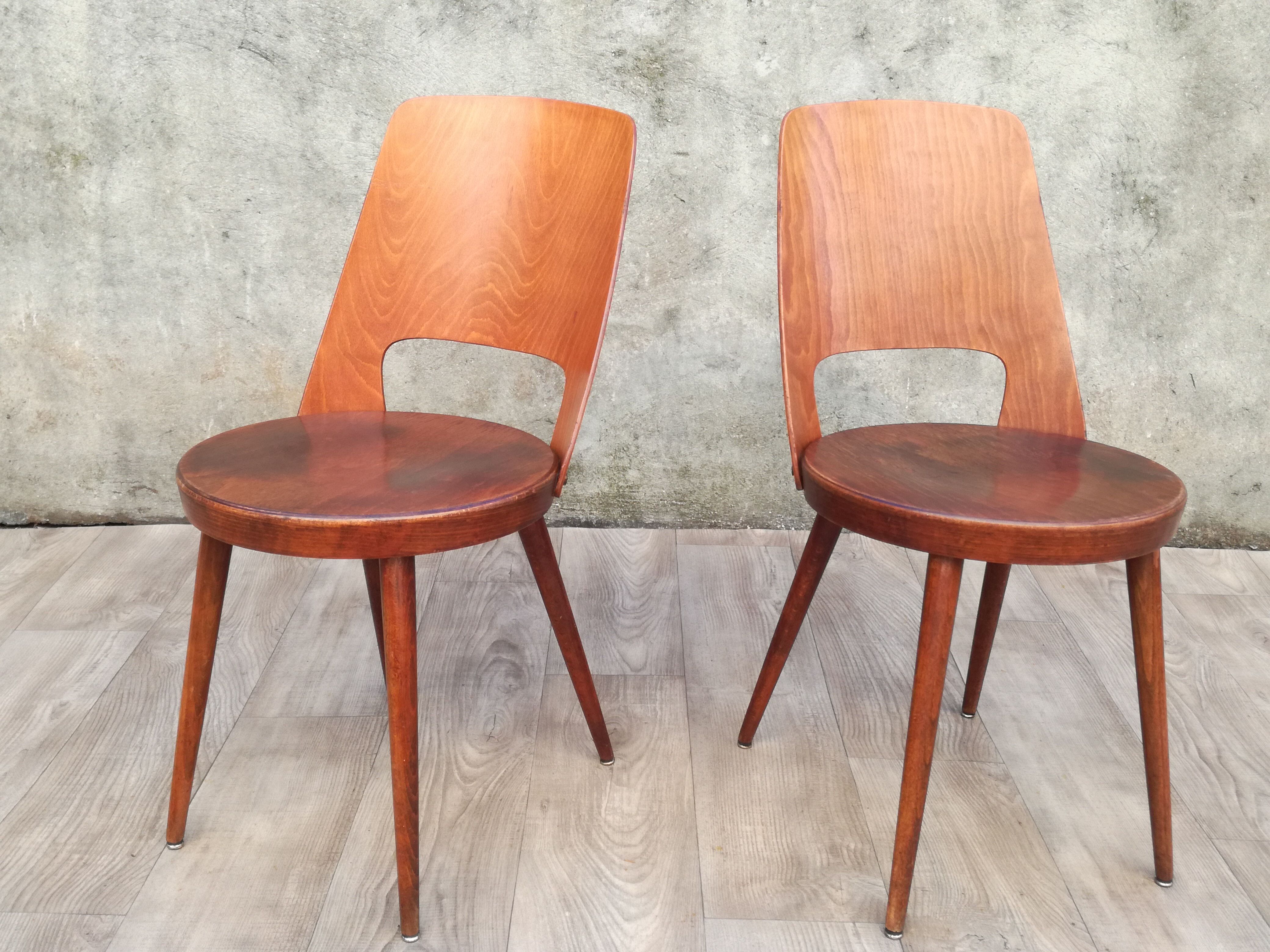 Pair of Baumann Mondor bistro chairs