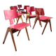 6 chaises Hillestak par Robin Day pour Hille - 1950