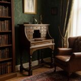 Secrétaire / Bureau de notaire anglais ou néerlandais ancien — vers 1780–1840