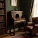 Secrétaire / Bureau de notaire anglais ou néerlandais ancien — vers 1780–1840
