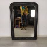 Black Louis Philippe mirror 68x95cm