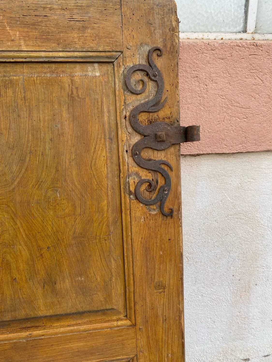 19th century interior fir door