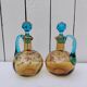 Pair of glass carafes, Georges Sand, vintage