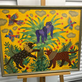 African landscape signed Russian school